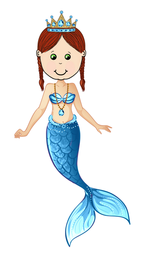 Kylie Mermaid in Blue she also comes in Turquoise, purple, pink and green