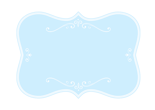 Tags & Labels Set Baby Blue - Light Blue - All Shapes - Personalize & Add Clip Art