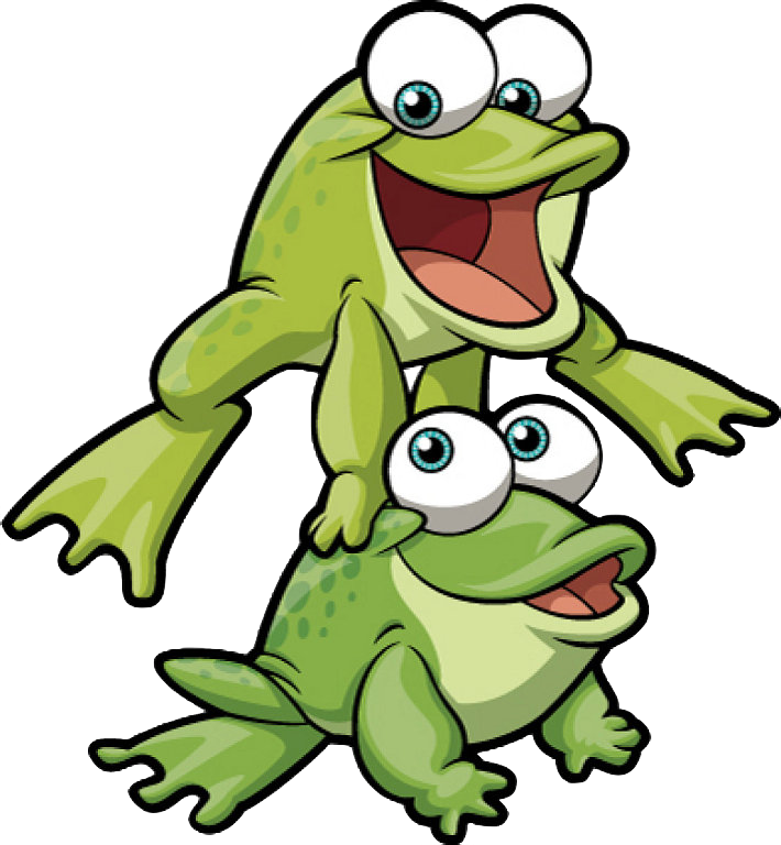 "Leapfrog" Cute Frogs