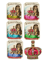 "Scarlet Crown" Cigar Label Set