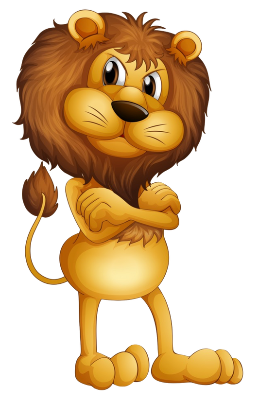 Cute Circus Lion cartoon style #2