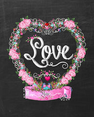 Love  Heart 8x10 Print Ready to Frame is part of a collection of matching prints