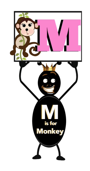 Alphabet - Letter M - Ant Alphabet Clip Art