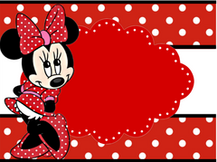 Minnie Mouse Red Printable matches the Minnie Mouse Red Collection