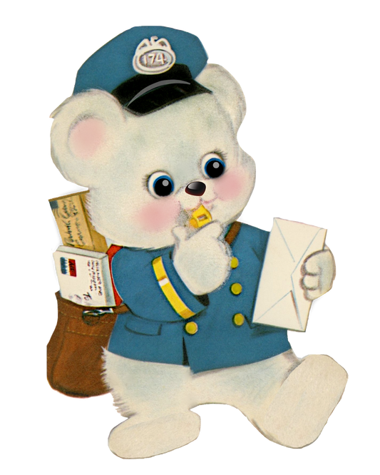 Mailman - Teddy Bear Vintage