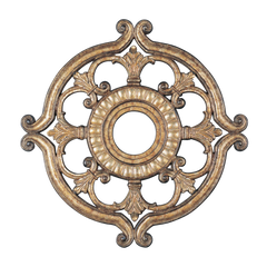 Medallion - Gold Element - Ornate Decorative #1