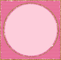 Pink Striped Glitter Set - 12x12 Background, Frames, Labels, Scrapbook Set