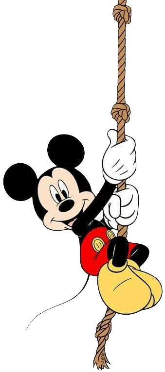 Mickey Mouse on a Rope
