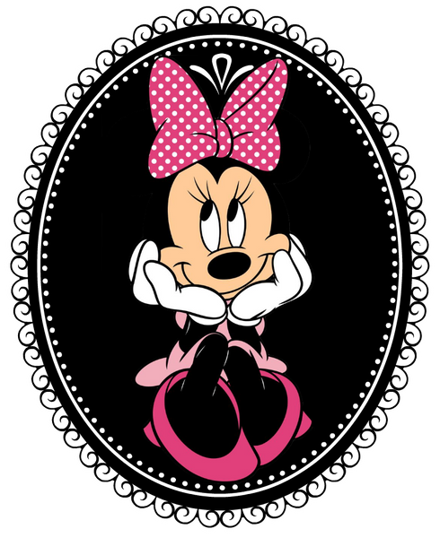 Minnie Mouse Framed Pink & Black