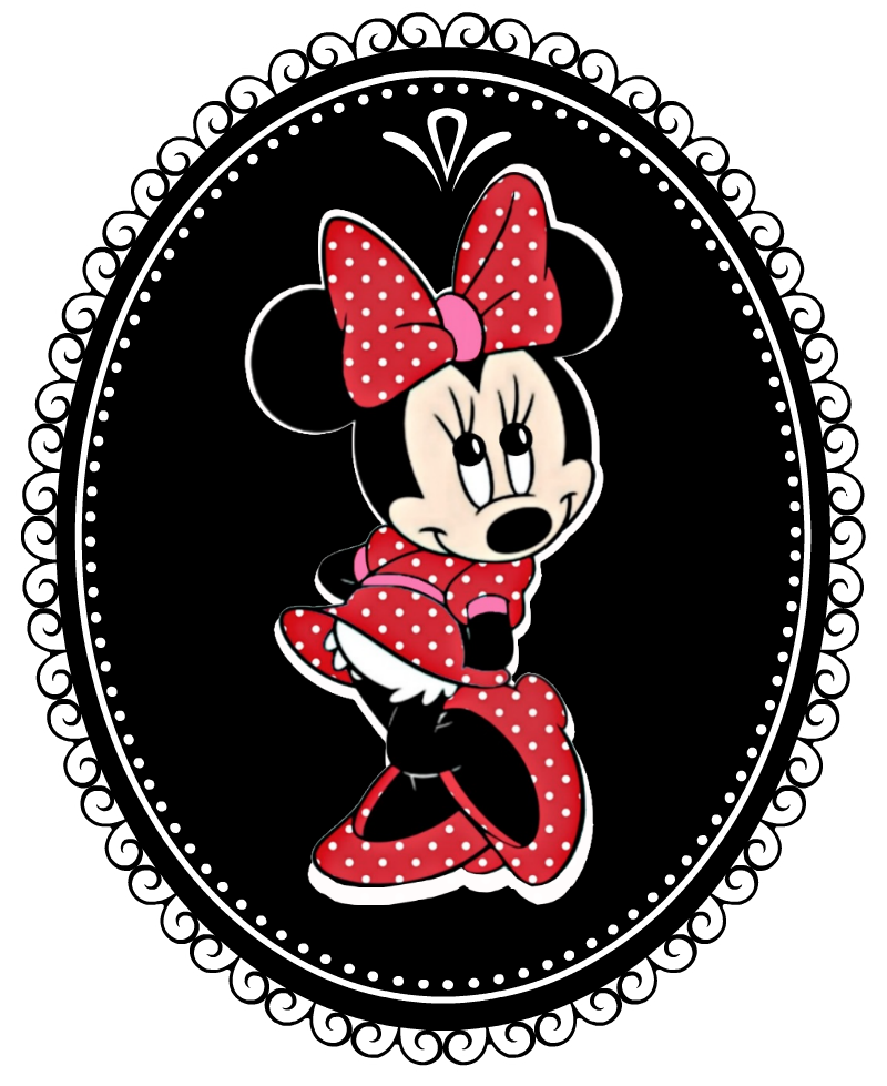 Minnie Mouse Framed Red & Black