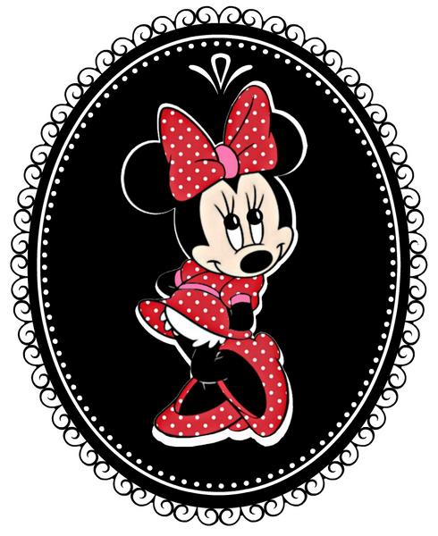 Minnie Mouse Framed Red & Black