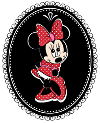 Minnie Mouse Framed Red & Black