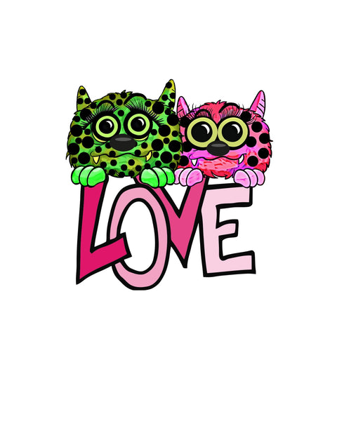 "Monster Love" Printable - Easy to Personalize!