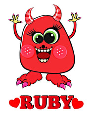 "Ruby"  The Big Red Moster Print