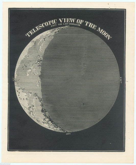 Telescopic View Of The Moon
