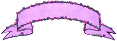 Lavender & Pink Roses Banner