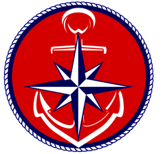 Nautical Star & Anchor - Red White- Blue