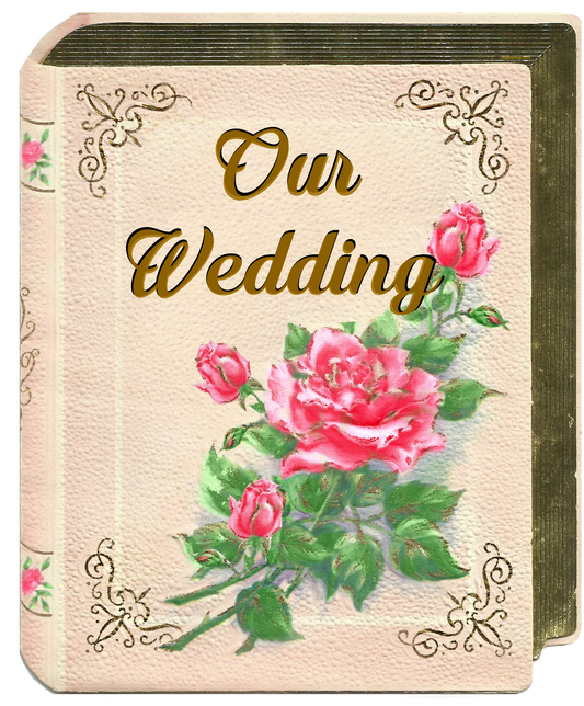 Our Wedding  - Beautiful Vintage Book