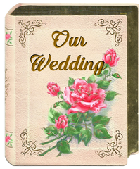 Our Wedding  - Beautiful Vintage Book