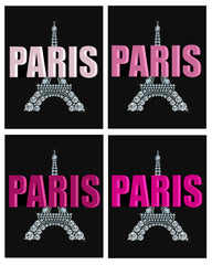 Paris Art Print Pinks 8X10