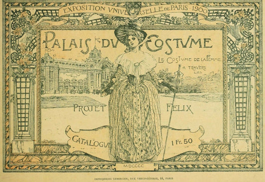 Paris Ephemera 1900 Costume Exposition