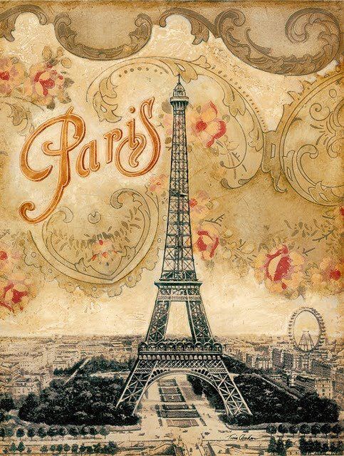 Paris Eiffel Tower Ephemera Small Image