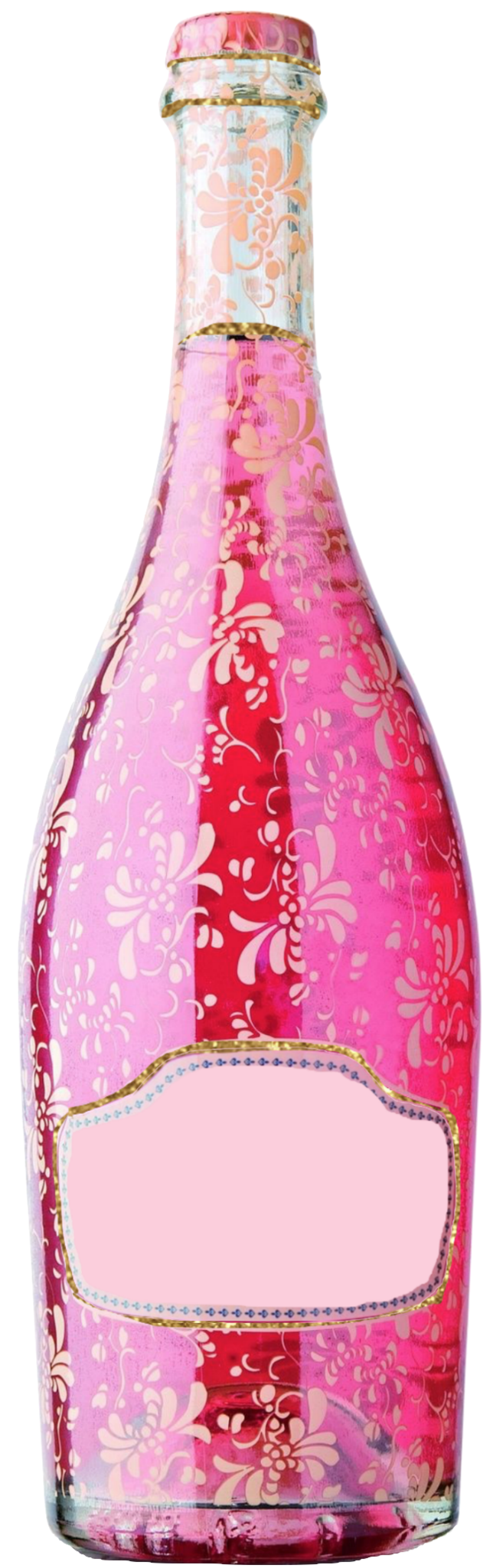 Pink Champagne - Personalize this Beautiful Bottle!  Gorgeous Clip Art