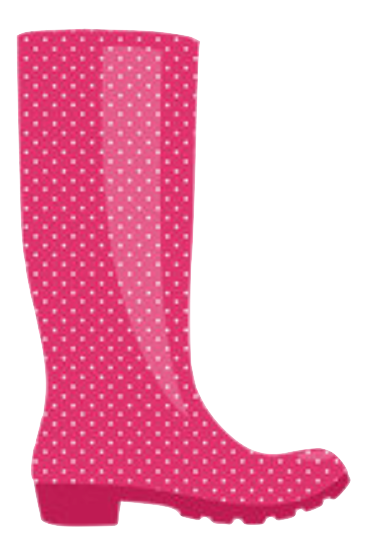 Pink Garden Boot
