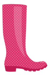 Pink Garden Boot