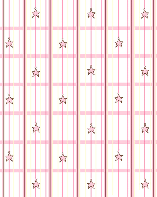 Baby Stars #2 & Plaid Background 8X10  - Plaid Collection