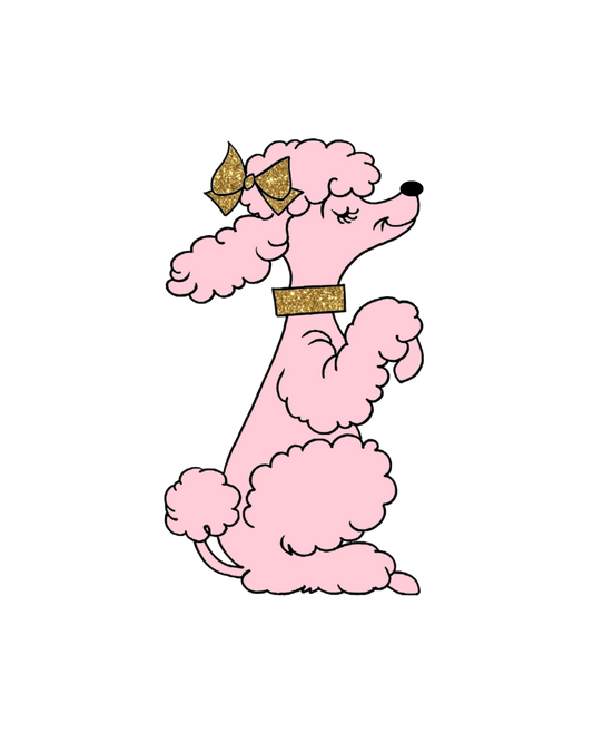 Pink Poodle Clip Art