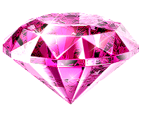 Sunny Studio Transparent Rubellite Pink Jewels Rhinestones