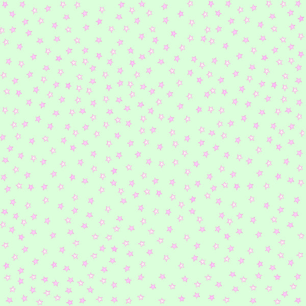 Six 12x12 Pages - Pink Little Stars on Pretty Pastels - Baby Background Bundle