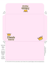 Friends Forever Pink Envelope Fits most of my cards