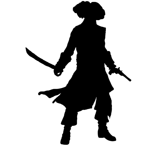 Pirate  or Buccaneer Silhouette