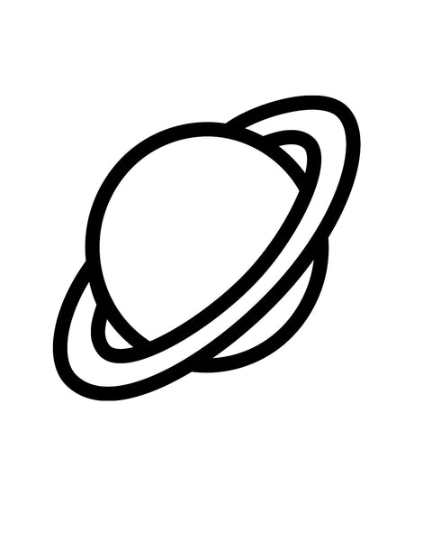 Planet Template or Coloring Page