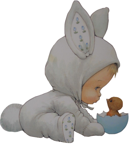 Precious Moments Bunny Costume Baby #4 - Baby bird