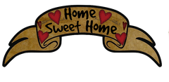 Prim Banner Home Sweet Home