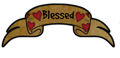 Prim Banner "Blessed"