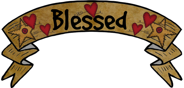 Prim Banner "Blessed"
