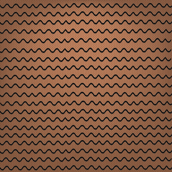 Prim Brown & Black Wave -  Background 12x12