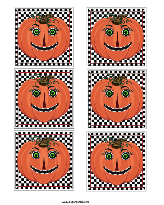 Miss Pumpkin Prim Collage Sheet #2