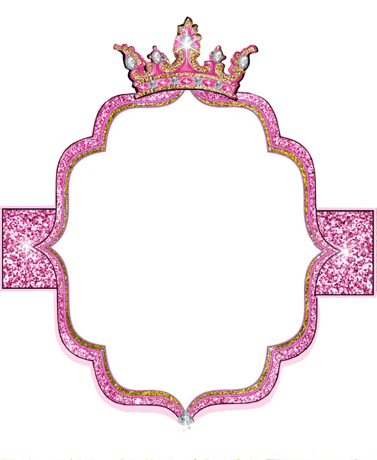 Beautiful Princess Party Frame Element For Invitations & Albums & Everything!