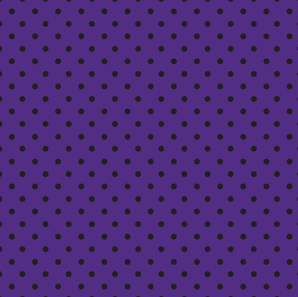 Black Polkadot Backgrounds 12x12 Lavenders & Purples with Black Polkadots