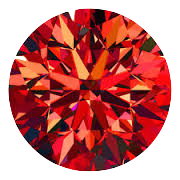 Pear Shaped Red Diamond Rhinestone Bling