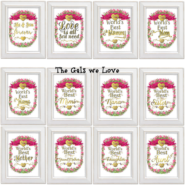 "Love Is All You Need"  Rosey Wreath Collection