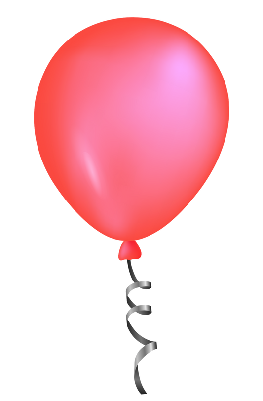 Balloons - Clip Art - Red #1