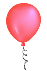 Balloons - Clip Art - Red #1