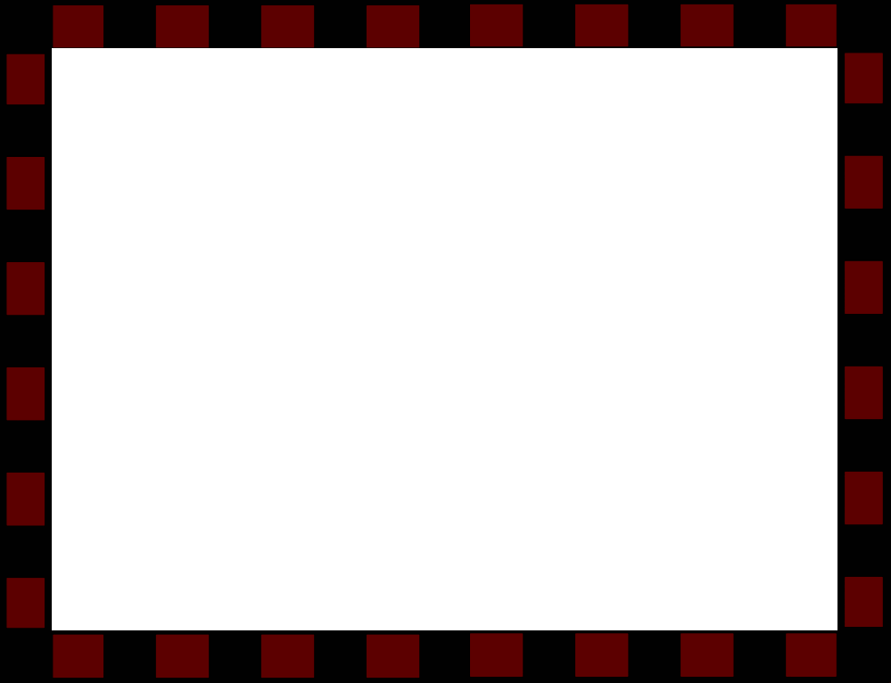 Prim Frame Collection - 8 Black & Colored Checkered Primitive Frames
