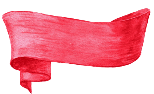 Red Watercolor Banners